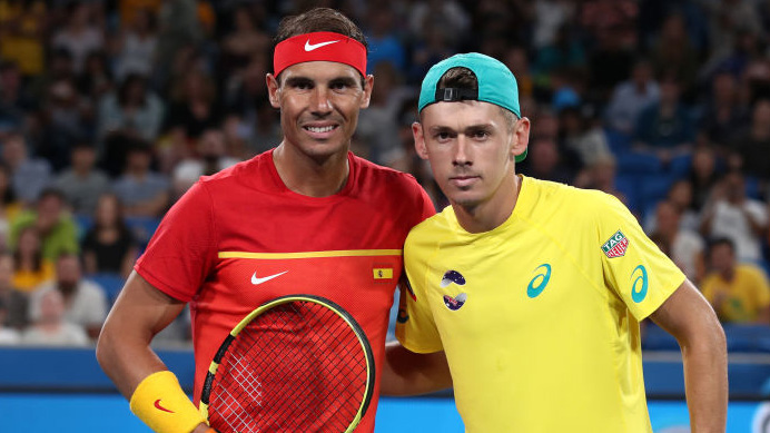 Rafael Nadal und Alex de Minaur treffen sich heute zum sechsten Mal